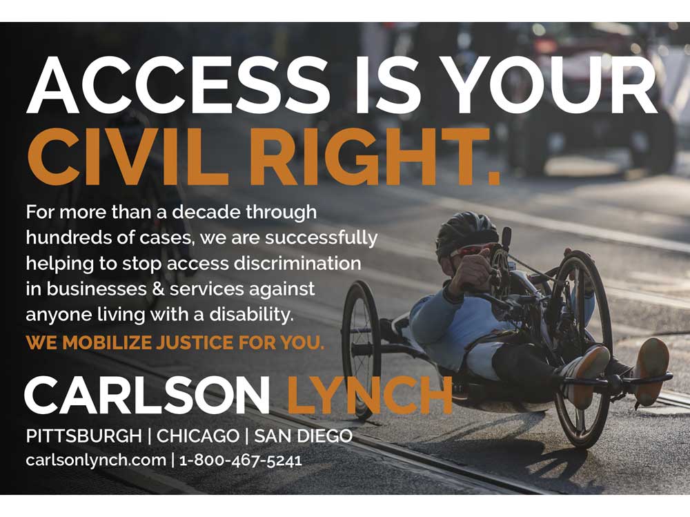 Carlson Lynch Access is Your Civil Right Ad