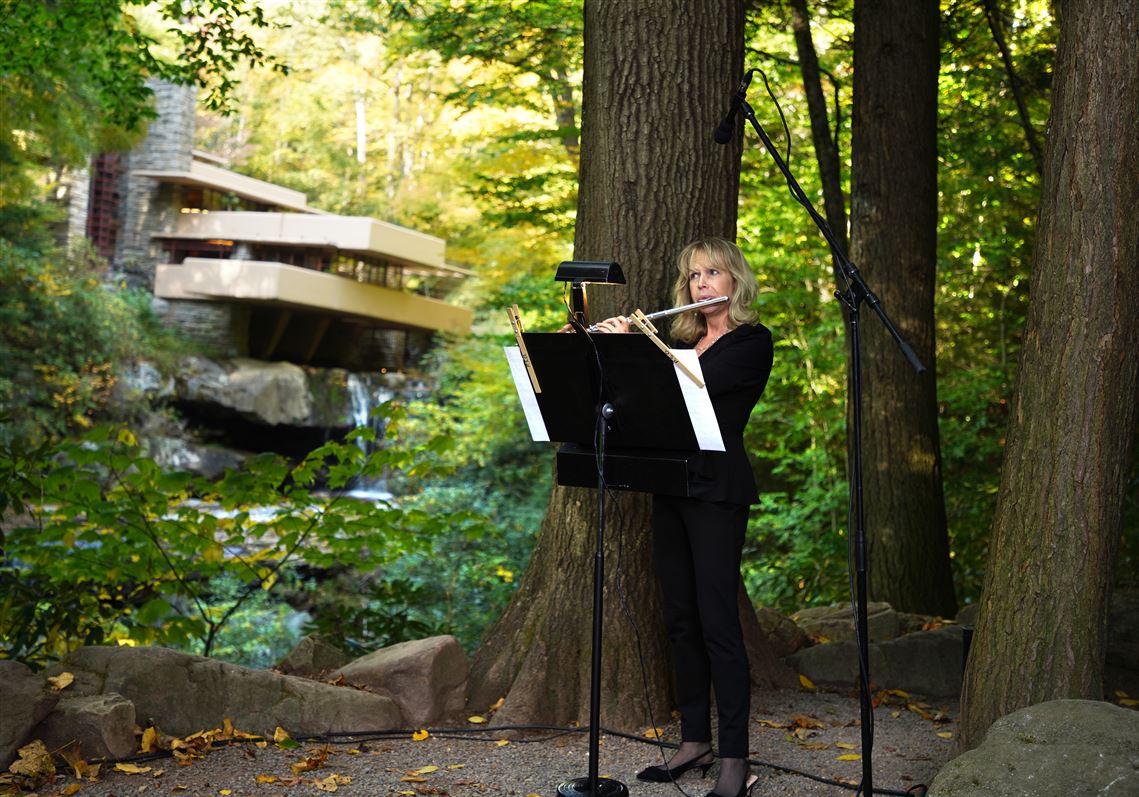 PSO Flutist at Falling Water