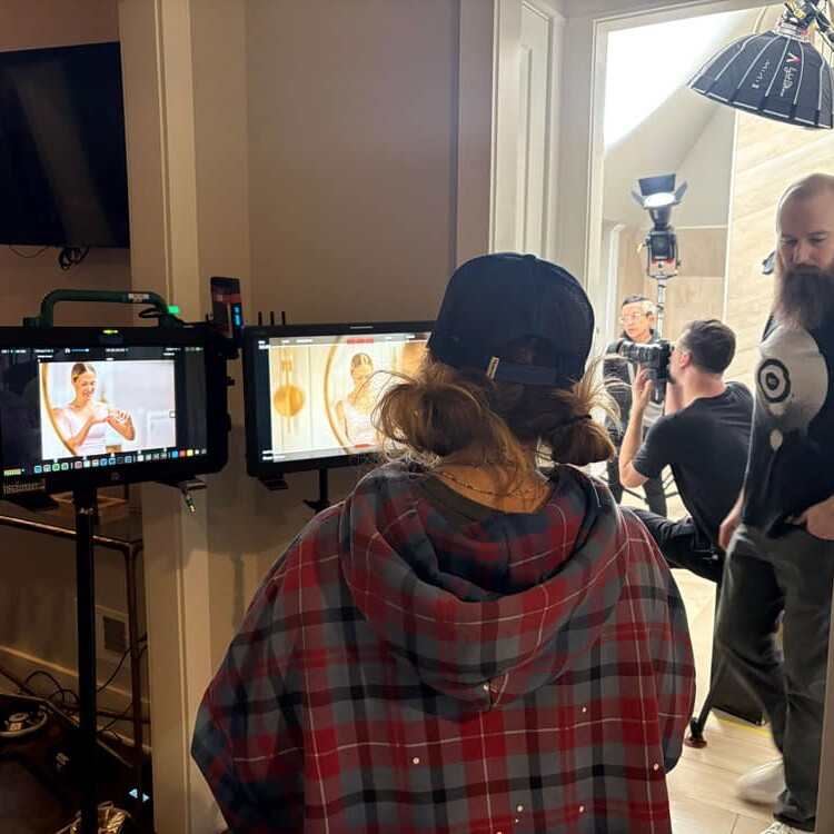 Behind the scenes of a Serovital commercial